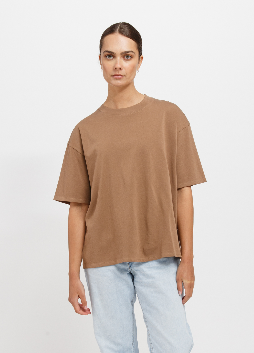 Boxy Crew Neck Tee