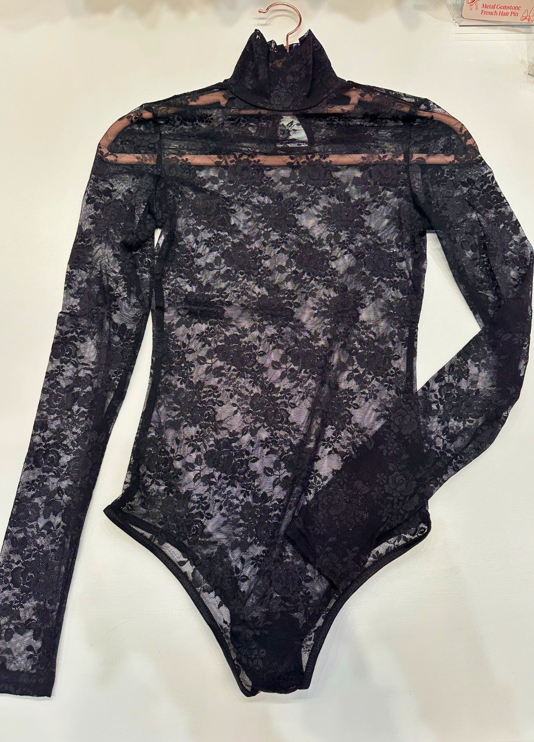 Linda Long Sleeve Lace Bodysuit