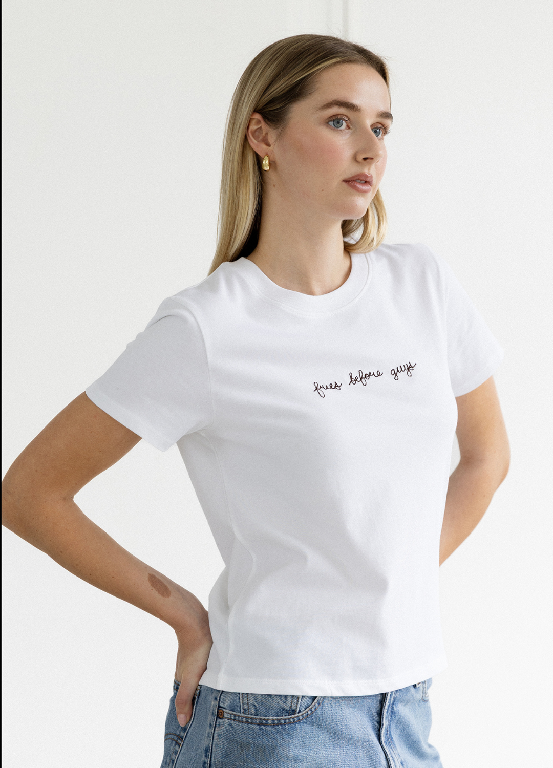 Fries Before Guys Tee