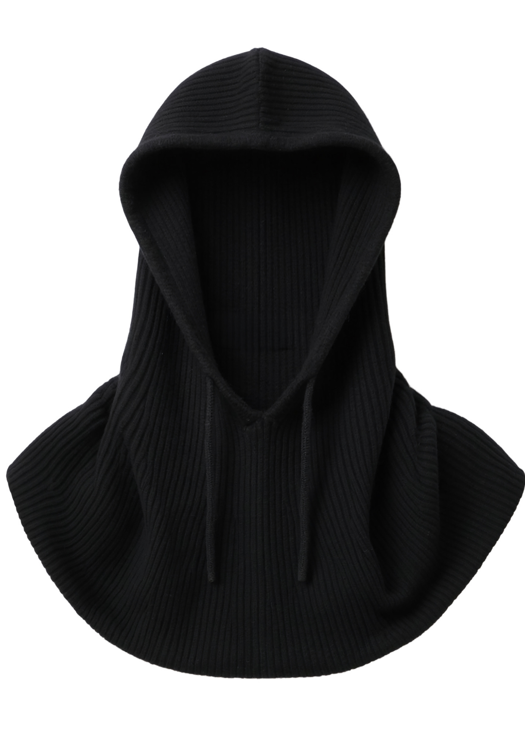 Jackie Ribbed Knit Hood