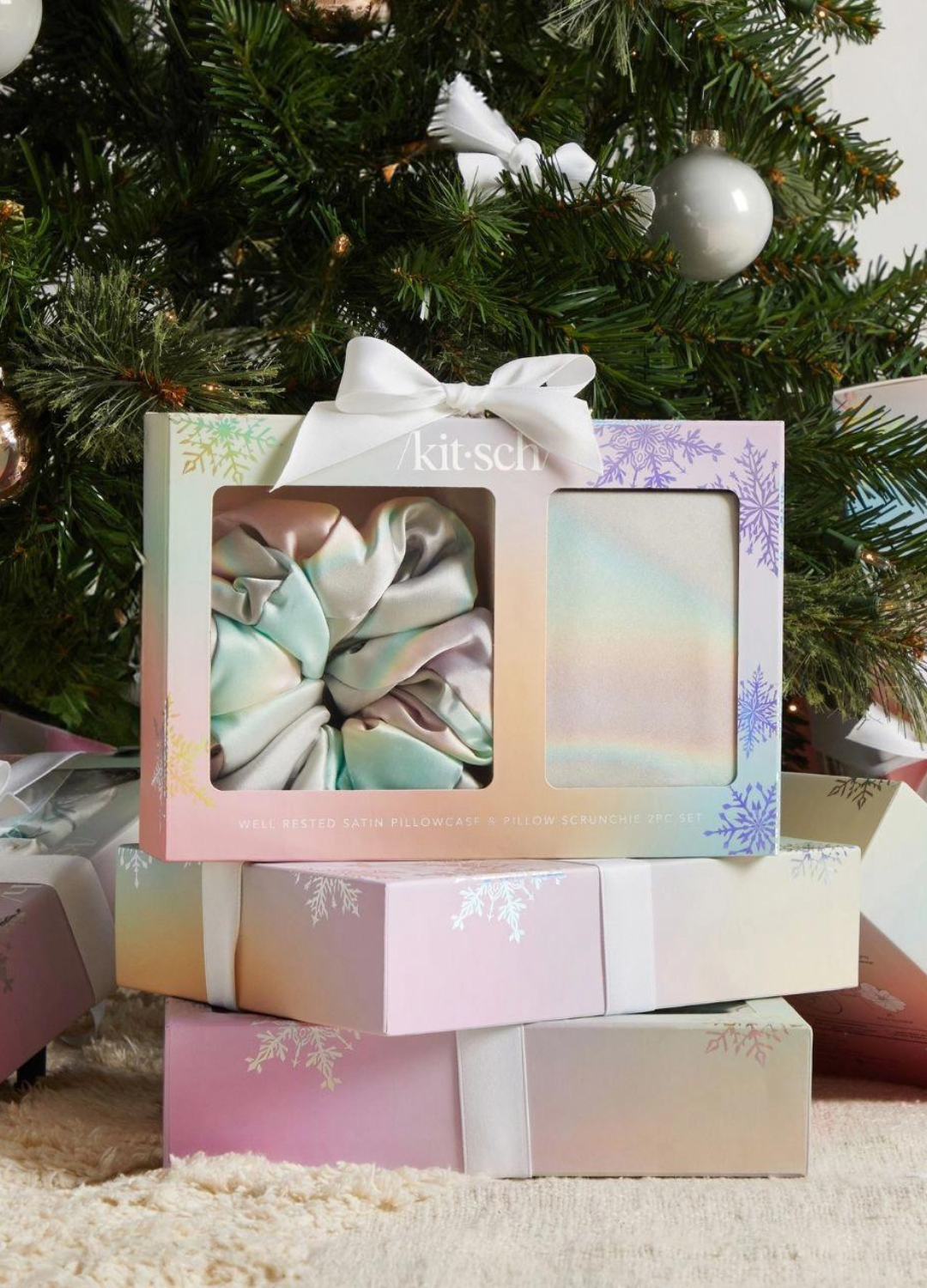 Holiday Edition Gift Set: Satin Pillowcase & Scrunchie