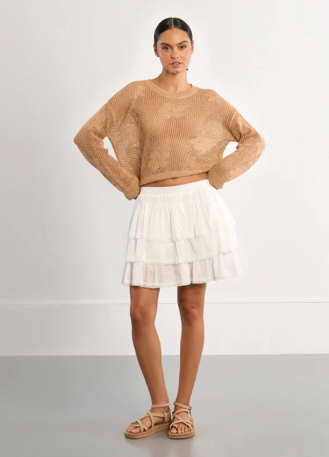 Kayla Crochet Sweater