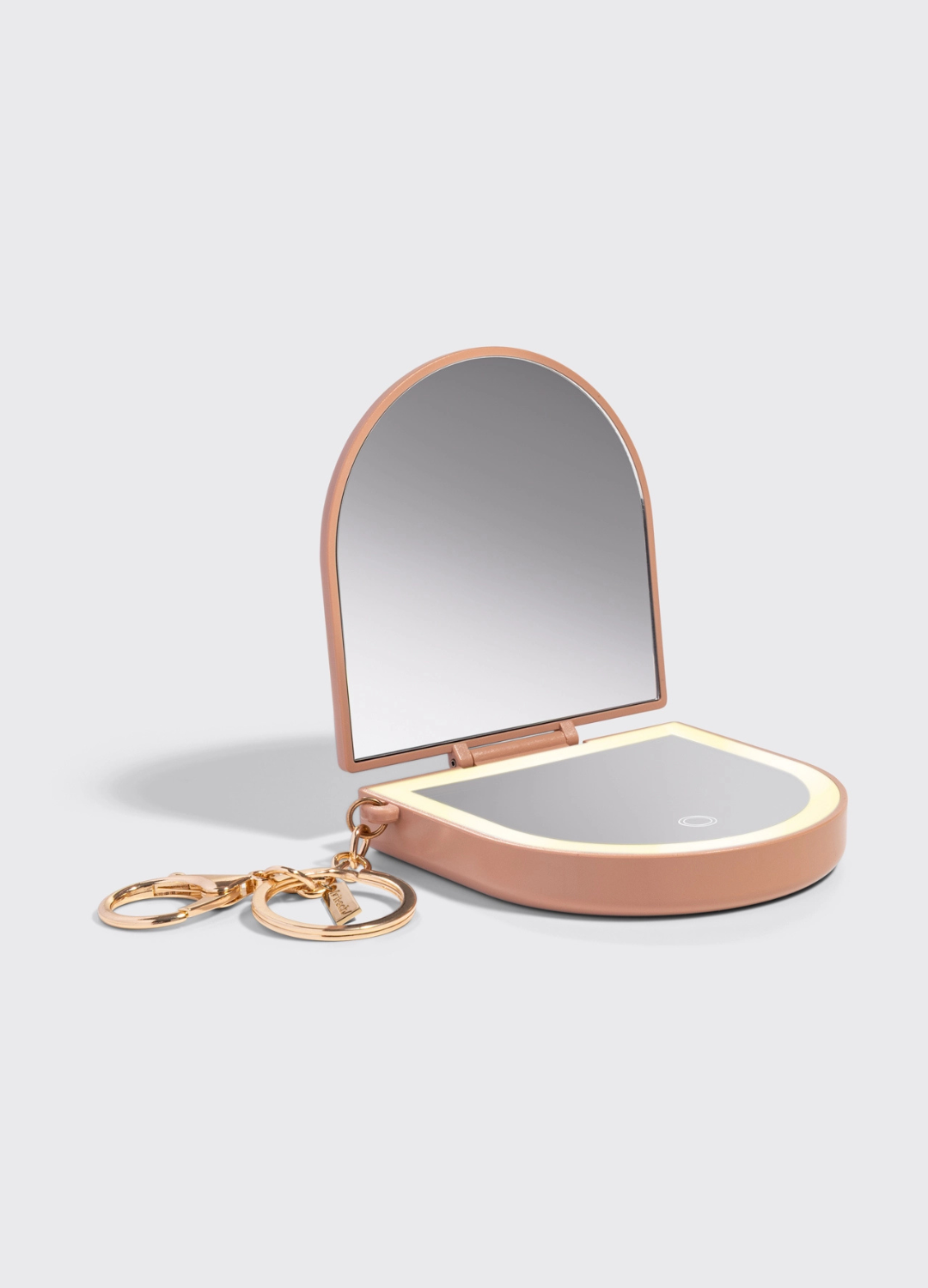 LED Compact Mirror Keychain