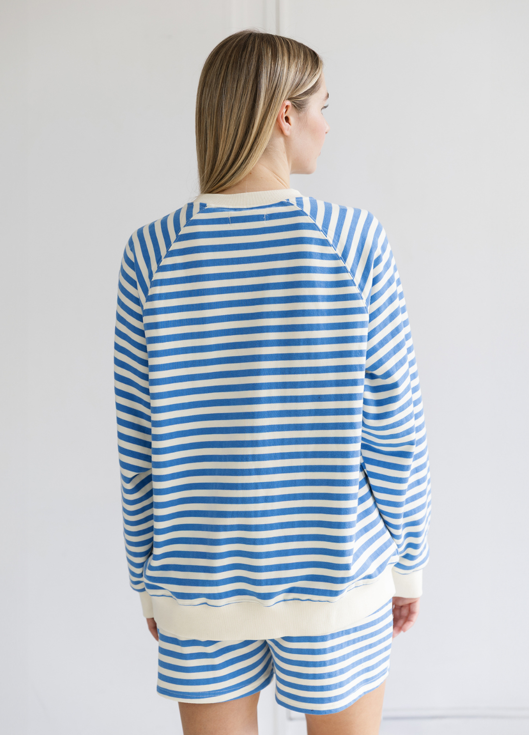 Striped Crew Sweater