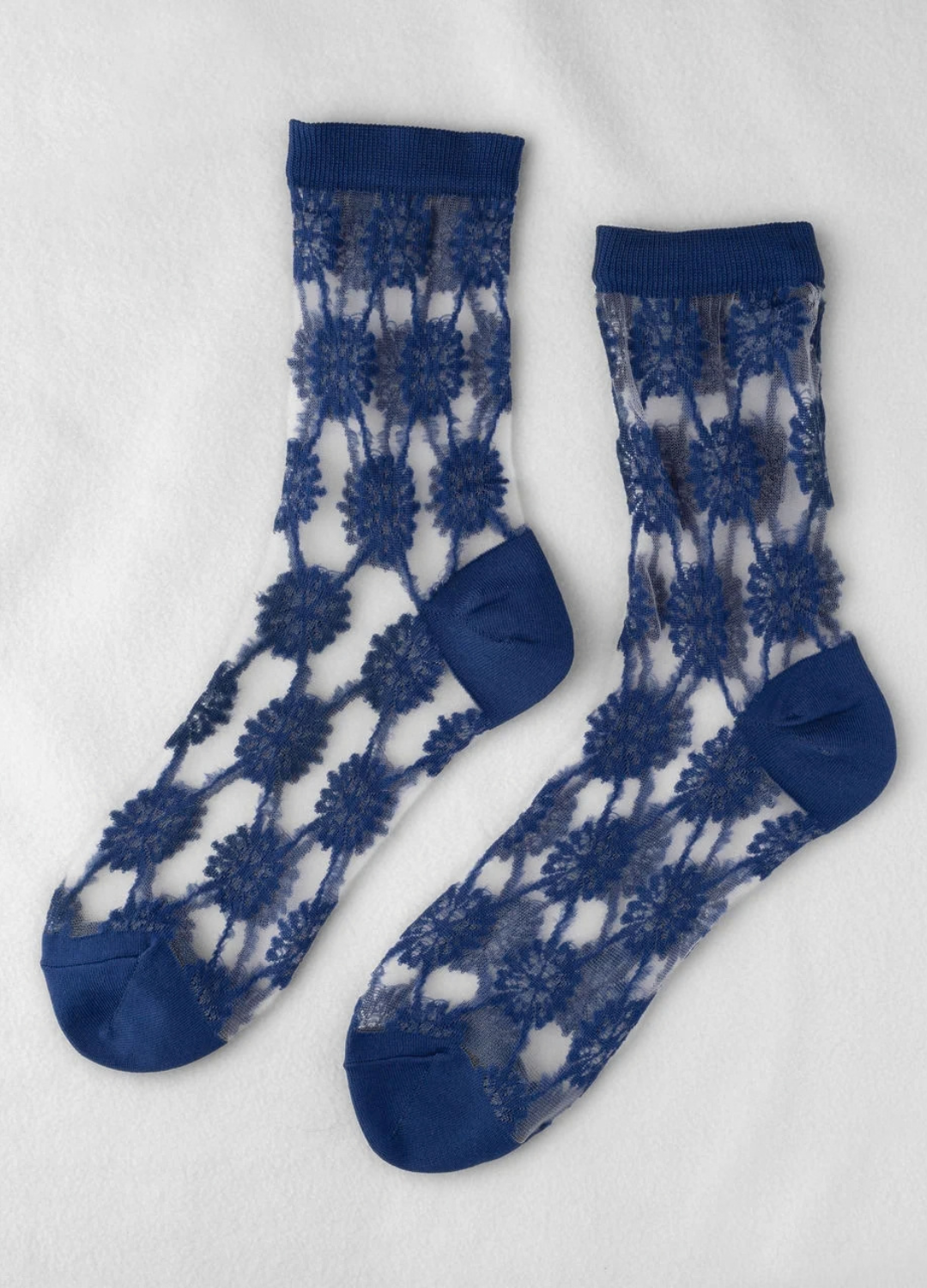 Sheer Medallion Socks