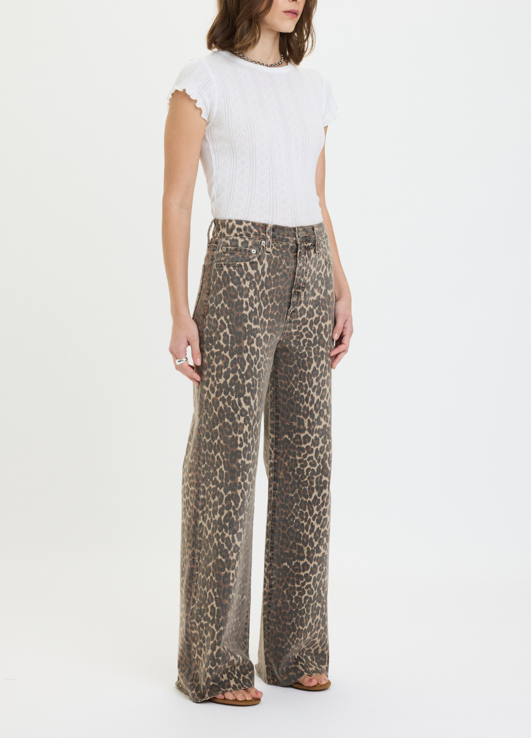 Far Out Wide Leg in Cool Cat