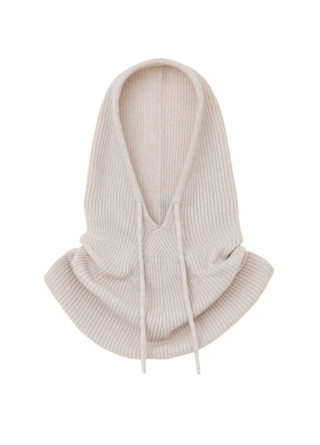 Jackie Ribbed Knit Hood