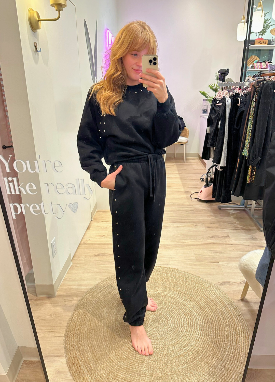 Studded Bubble Joggers