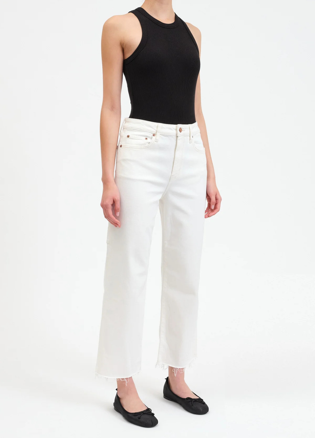 Sundaze Straight Leg Utility Crop Jean