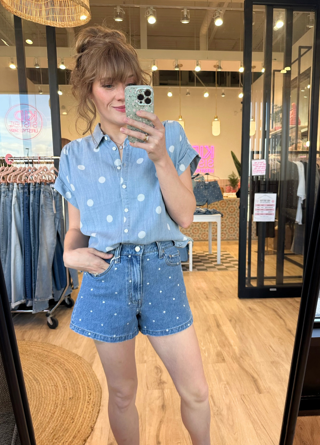 Alessia Dotted Shirt