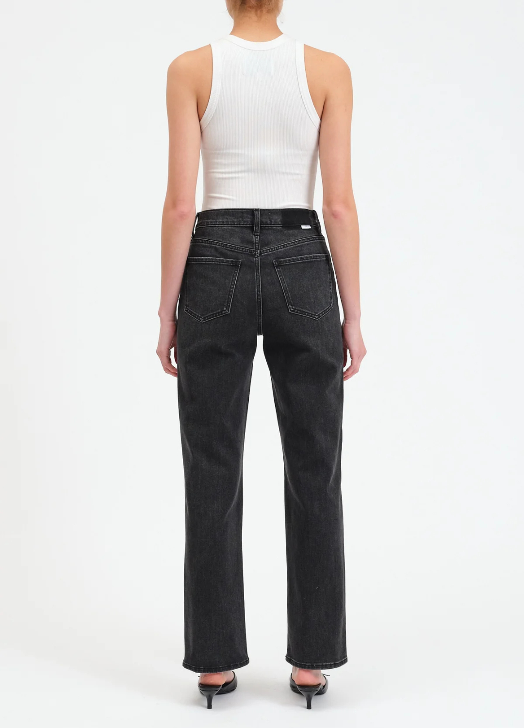 Sundaze High Rise Vintage Straight Leg Jean in Last Night