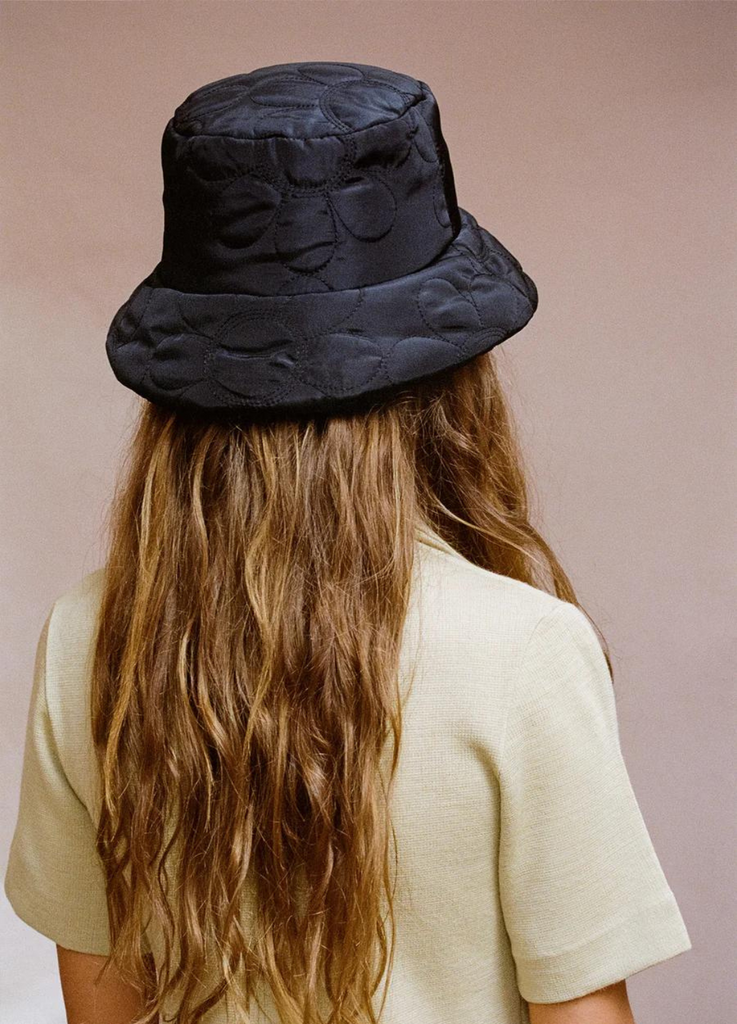 Puffer Bucket Hat // Black