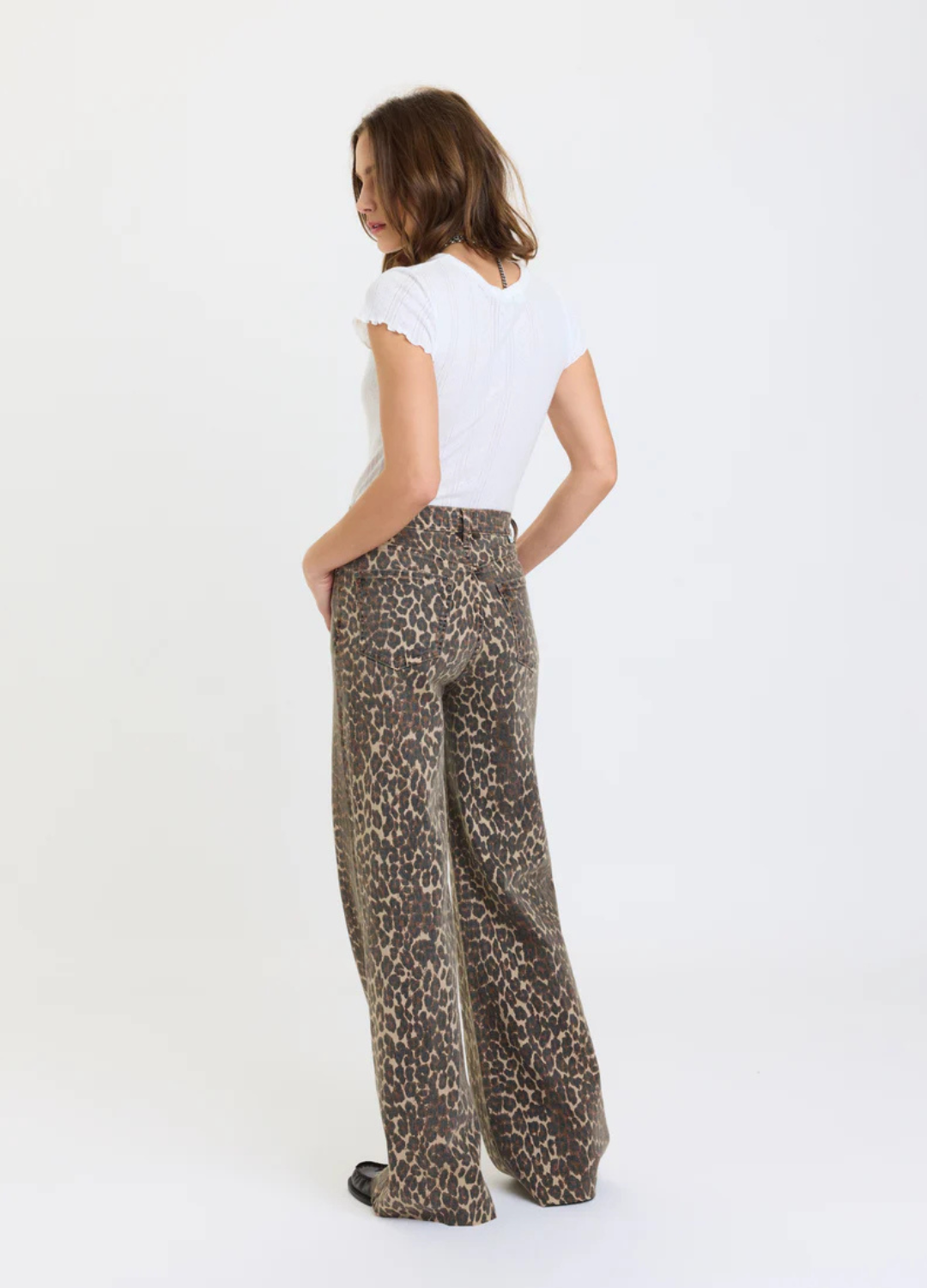 Far Out Wide Leg in Cool Cat