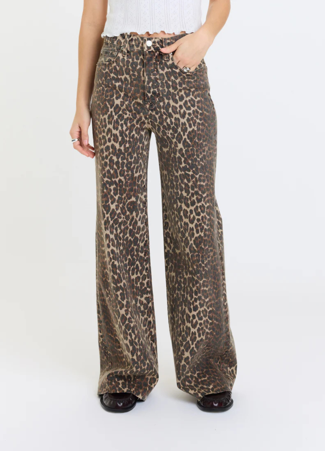 Far Out Wide Leg in Cool Cat