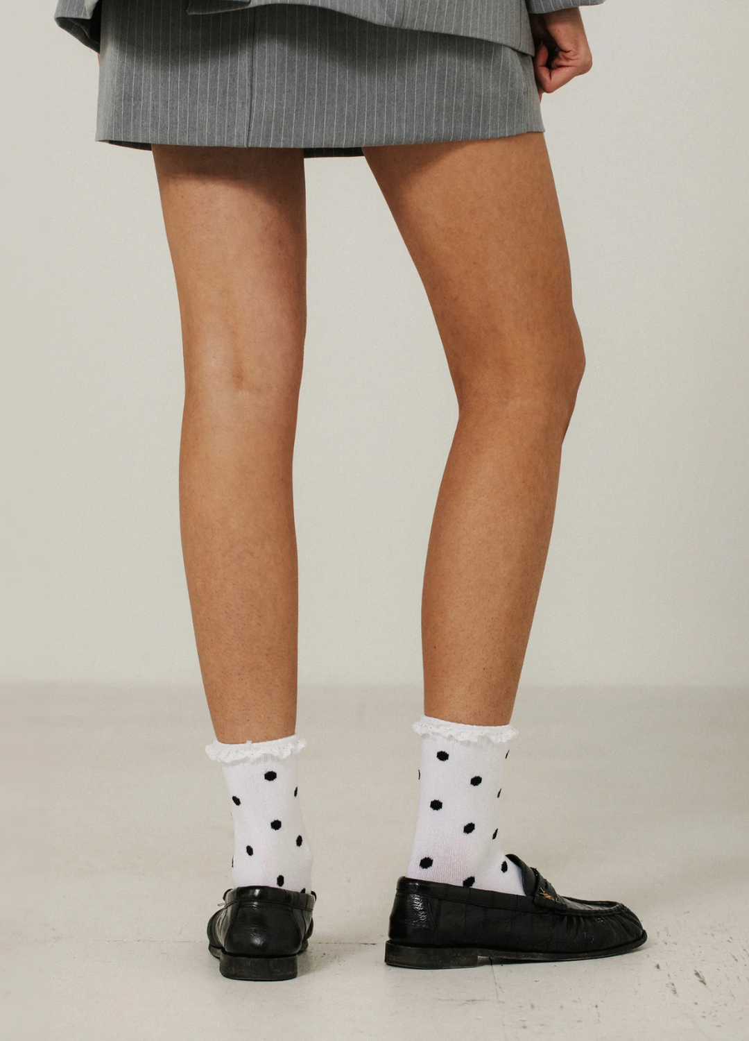 Ruffle Polka Dot Socks