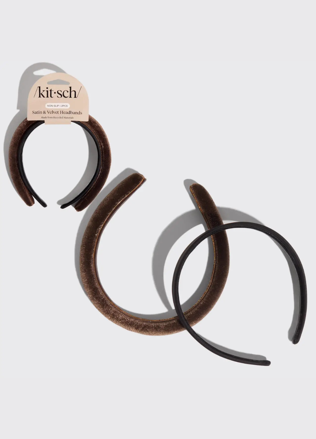 Satin & Velvet Headband Set