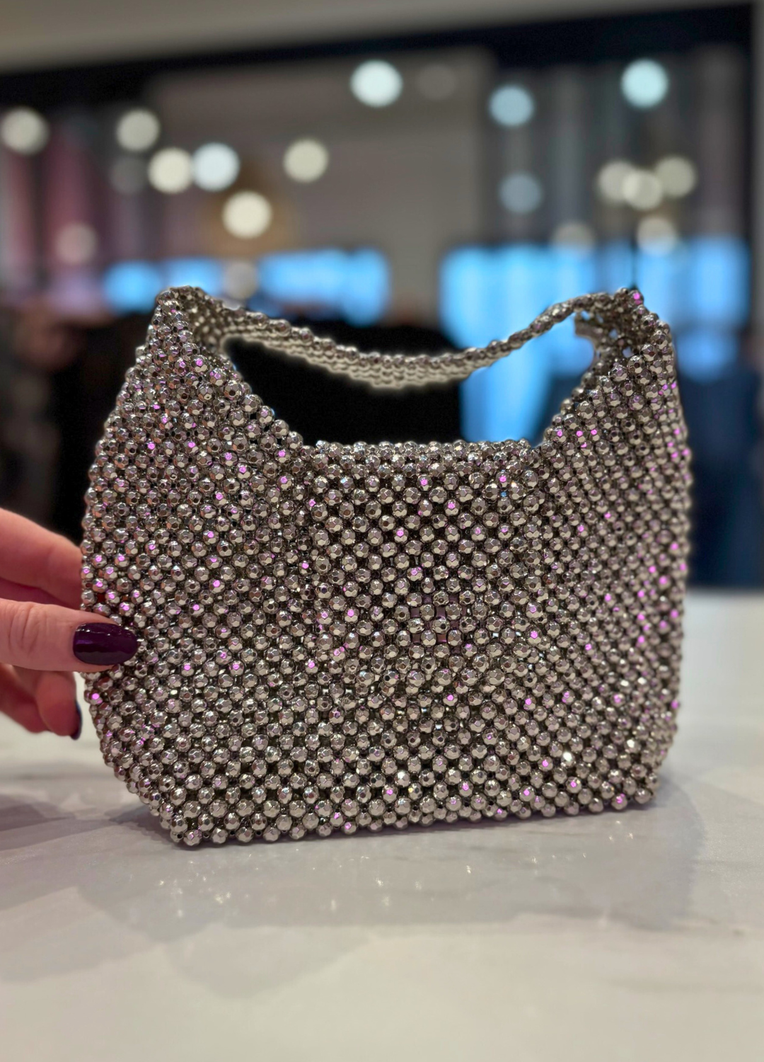 Crystal Mesh Handbag