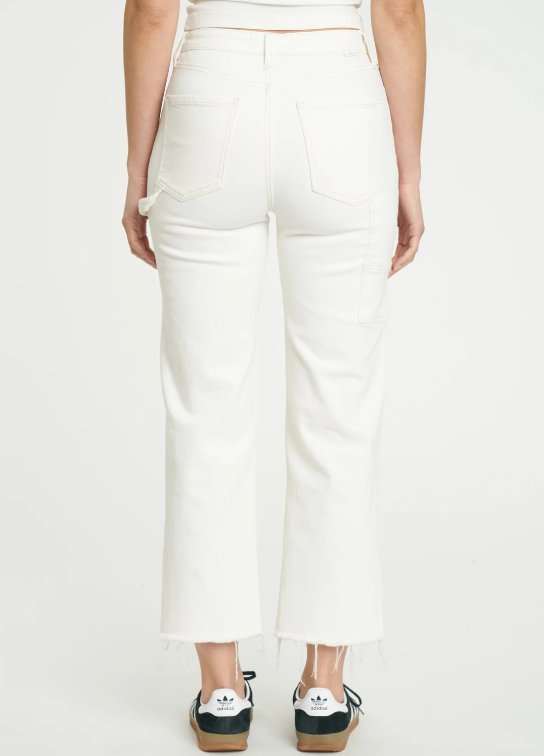 Sundaze High Rise Straight Leg Utility Crop Jean