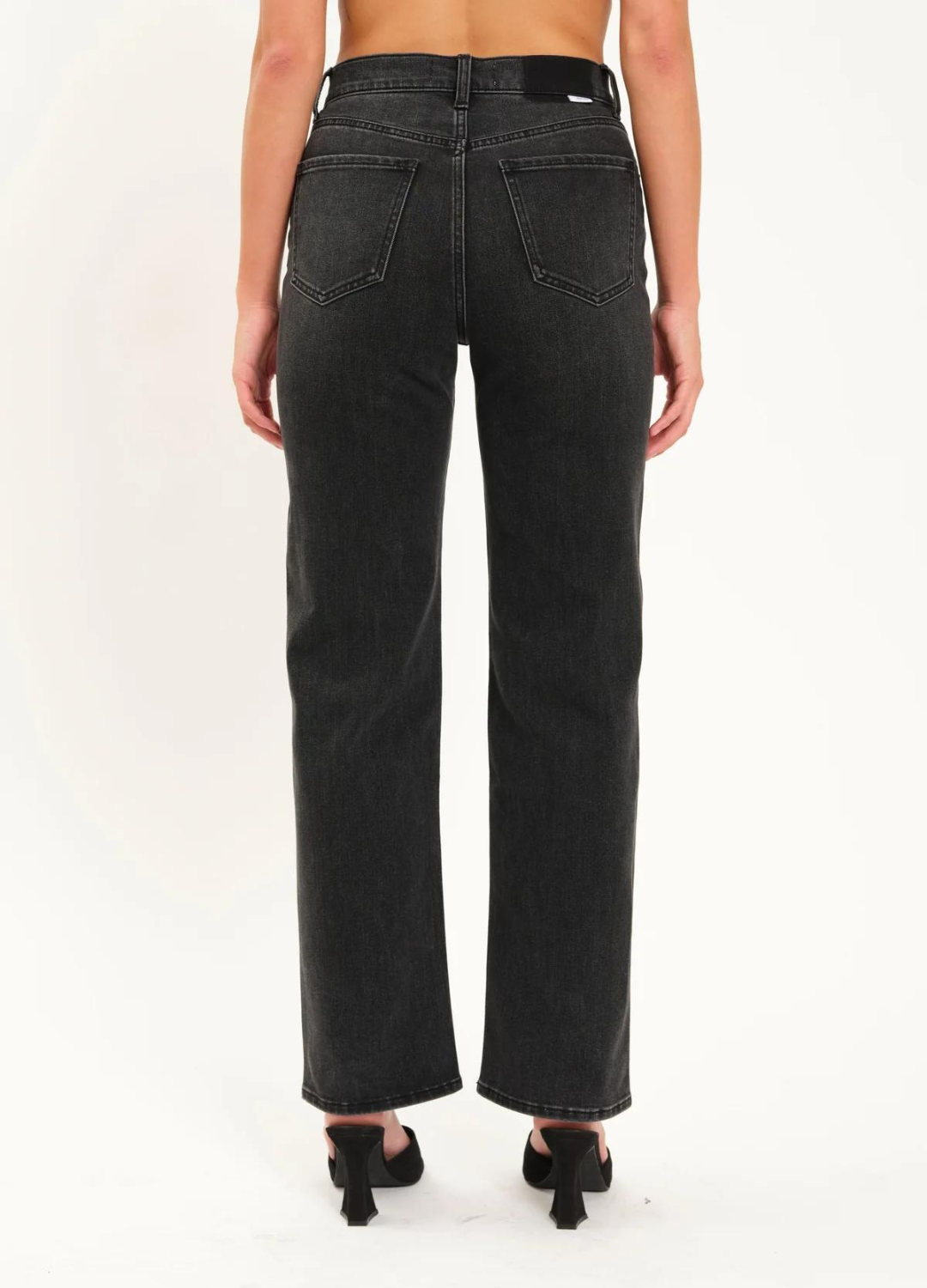 Sundaze High Rise Vintage Straight Leg Jean in Last Night