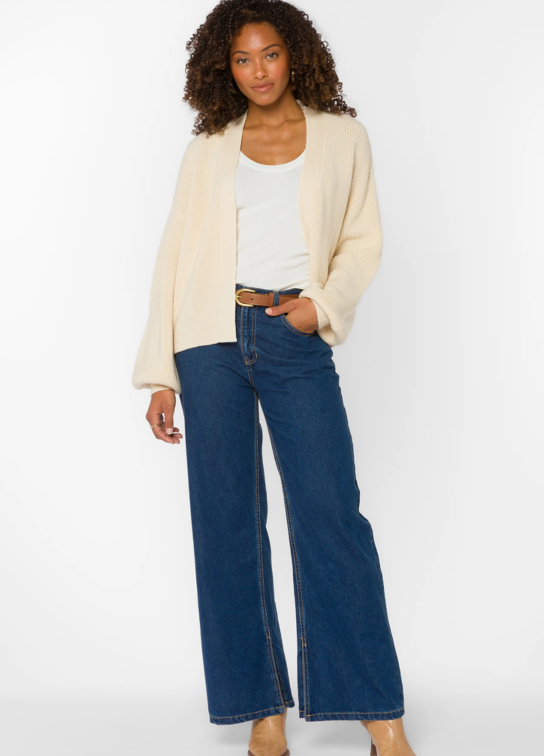Brayden Wool Knit Cardigan