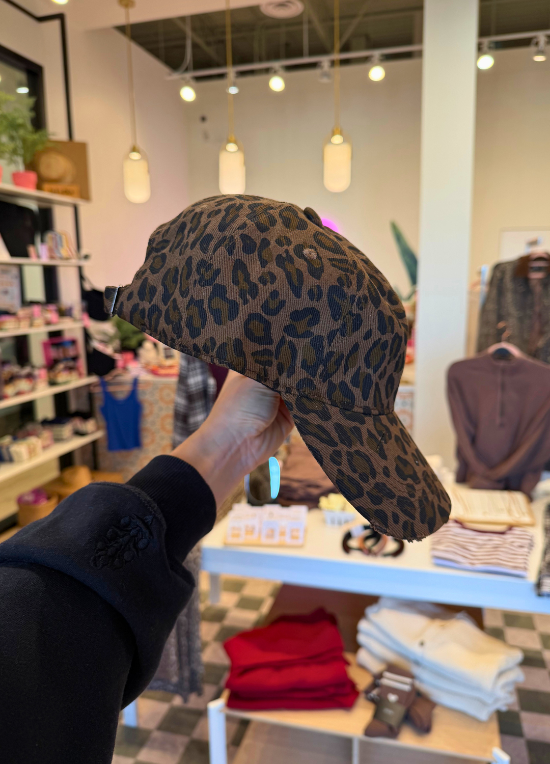 Leopard Dad Cap