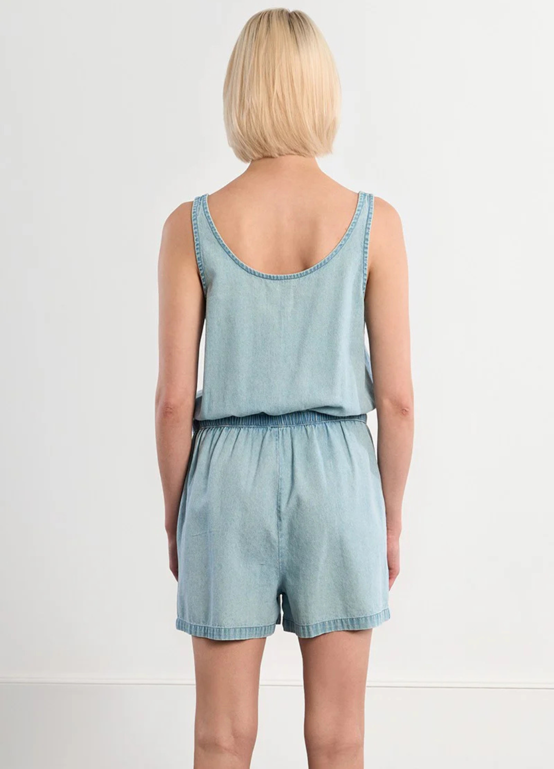Sienna Chambray Romper