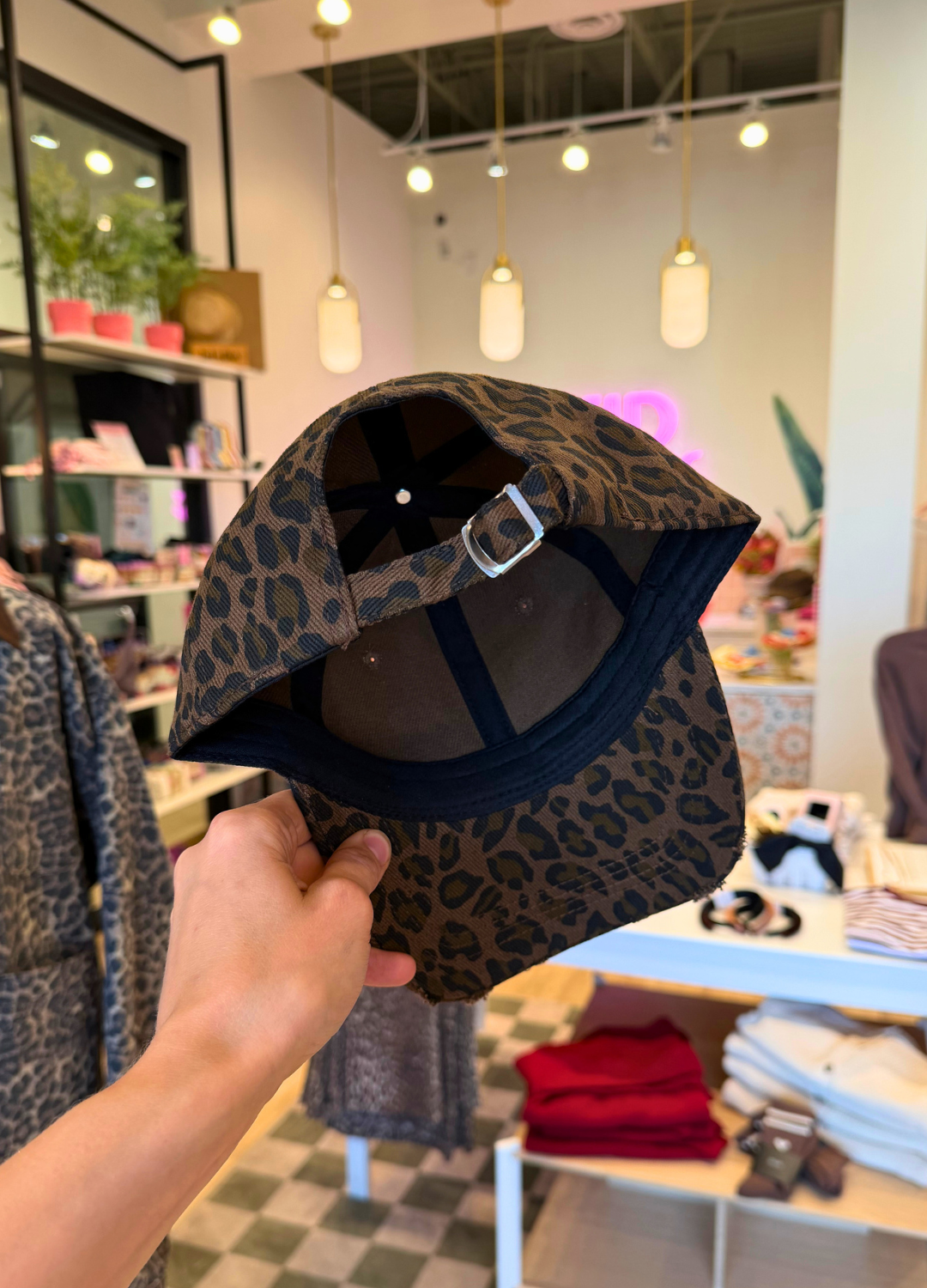 Leopard Dad Cap