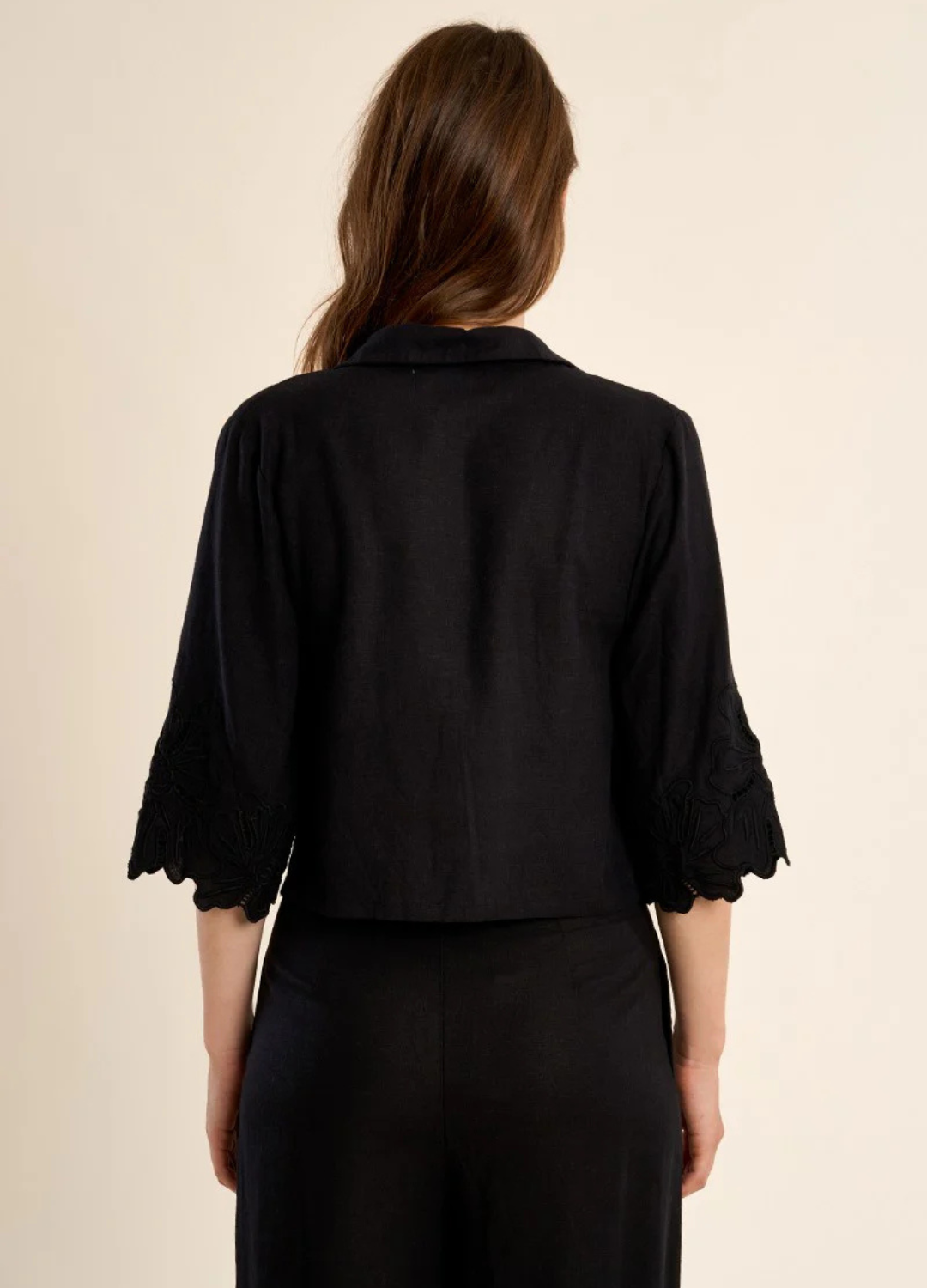 Lila Embroidered Blouse