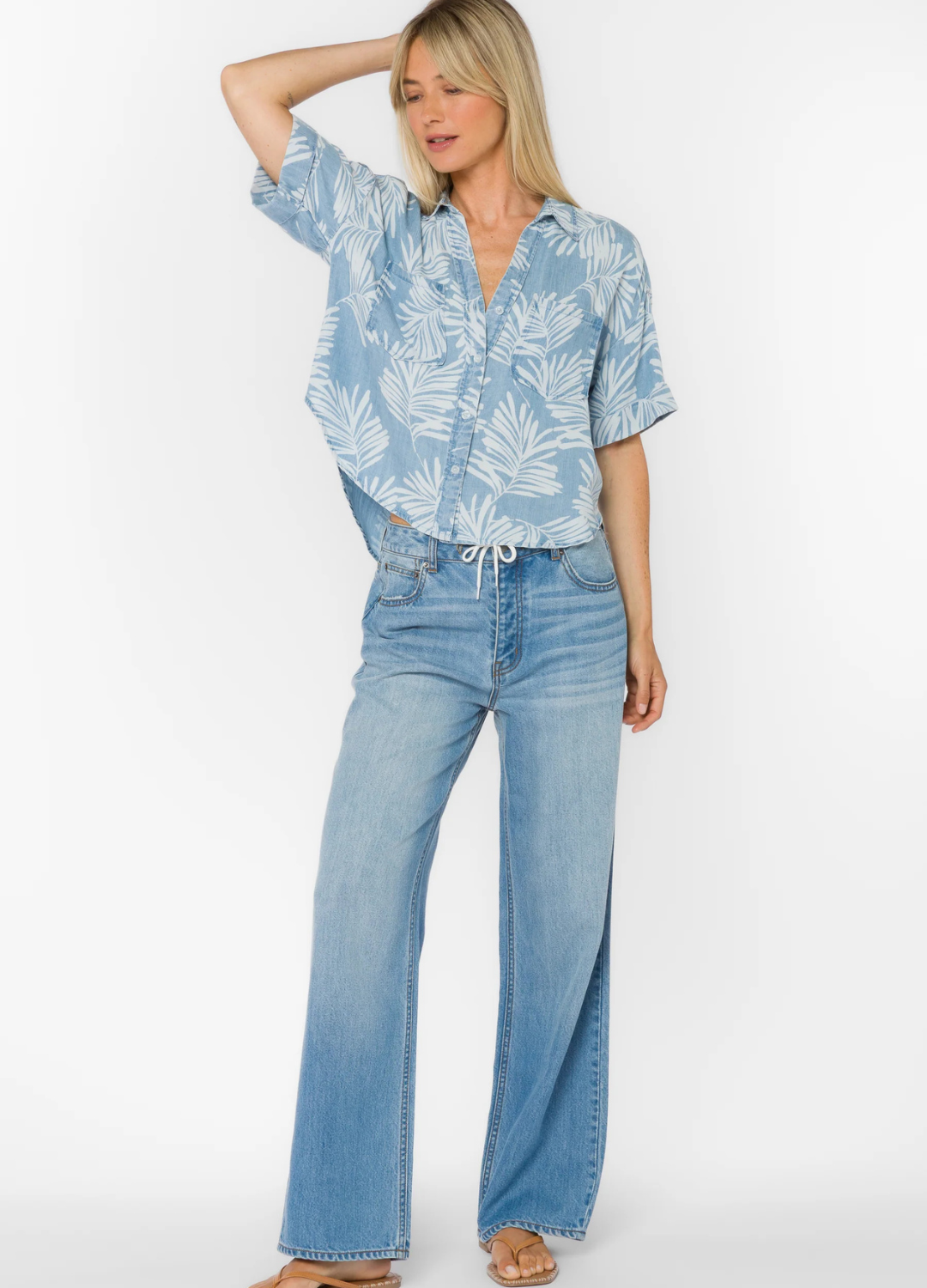 Brandon Palm Leaf Shirt