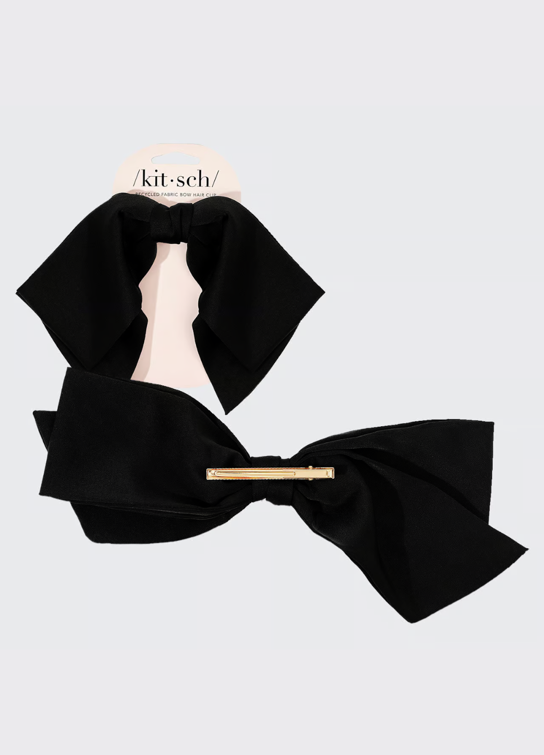 Fabric Bow Hair Clip
