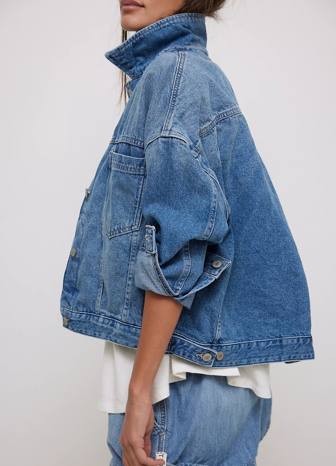 We The Free Opal Swing Denim Jacket