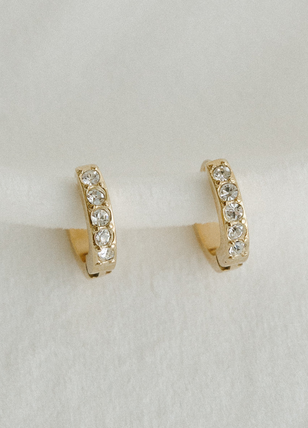 Milan Crystal Hoop Earrings