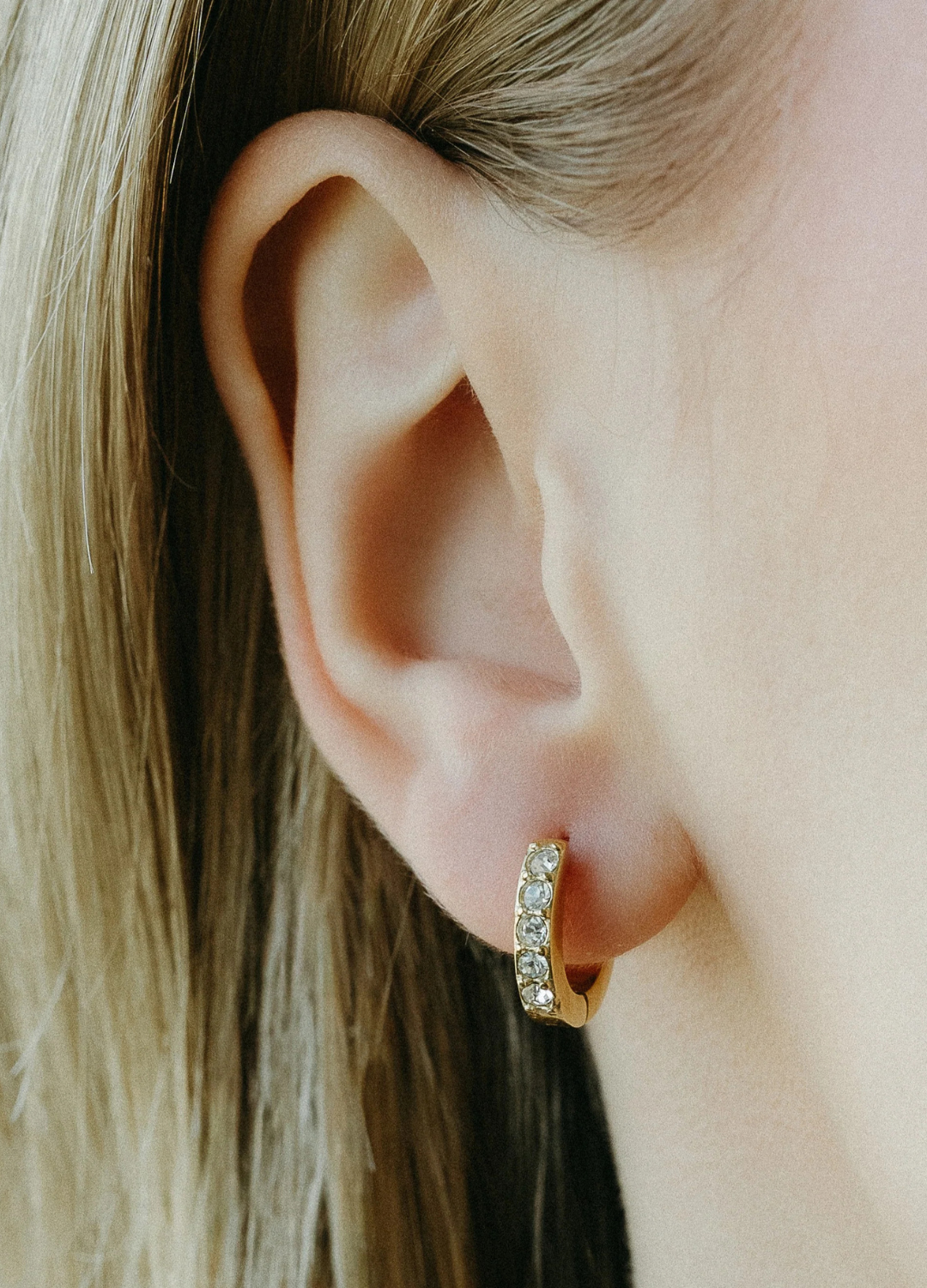 Milan Crystal Hoop Earrings