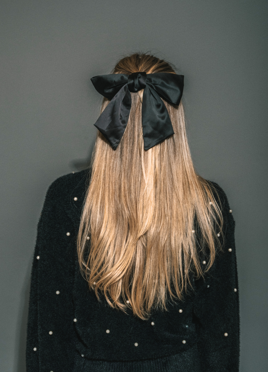 Satin Bow Hair Barrette