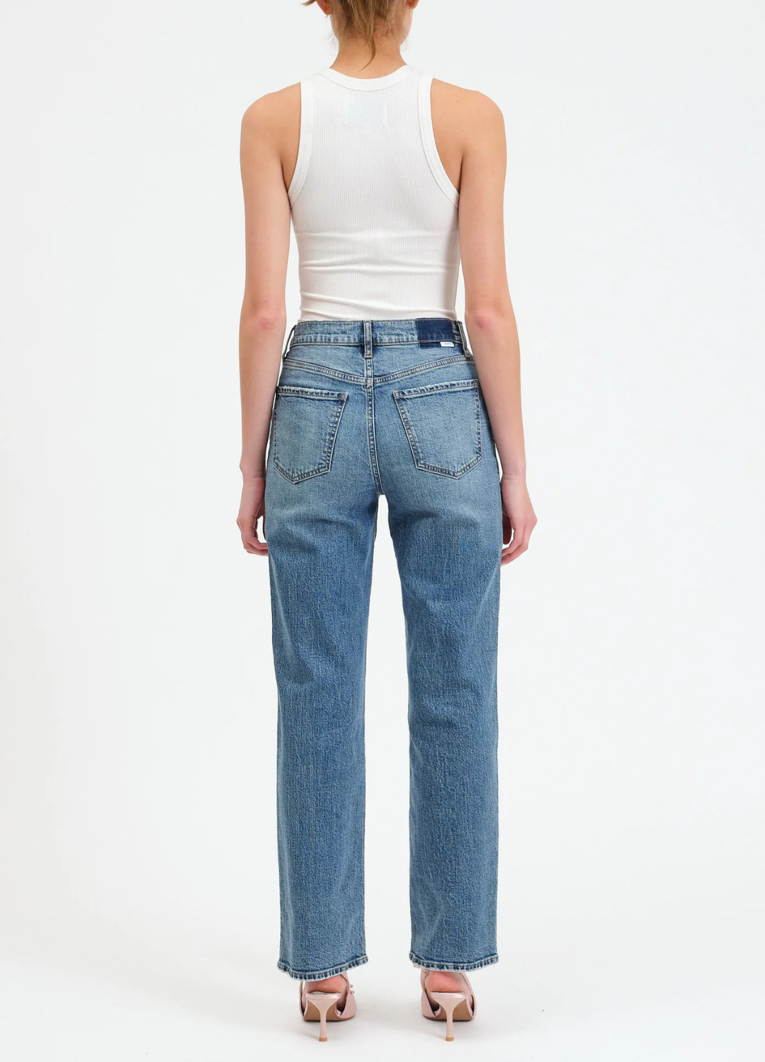 Sundaze High Rise Vintage Straight Leg Jean in Brooklyn