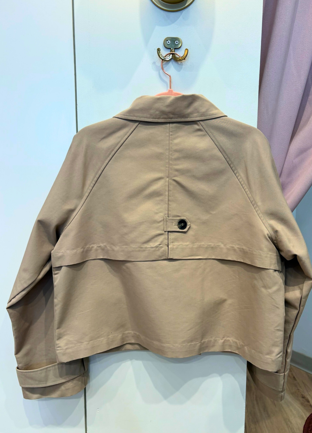 Topanga Cropped Trench Coat