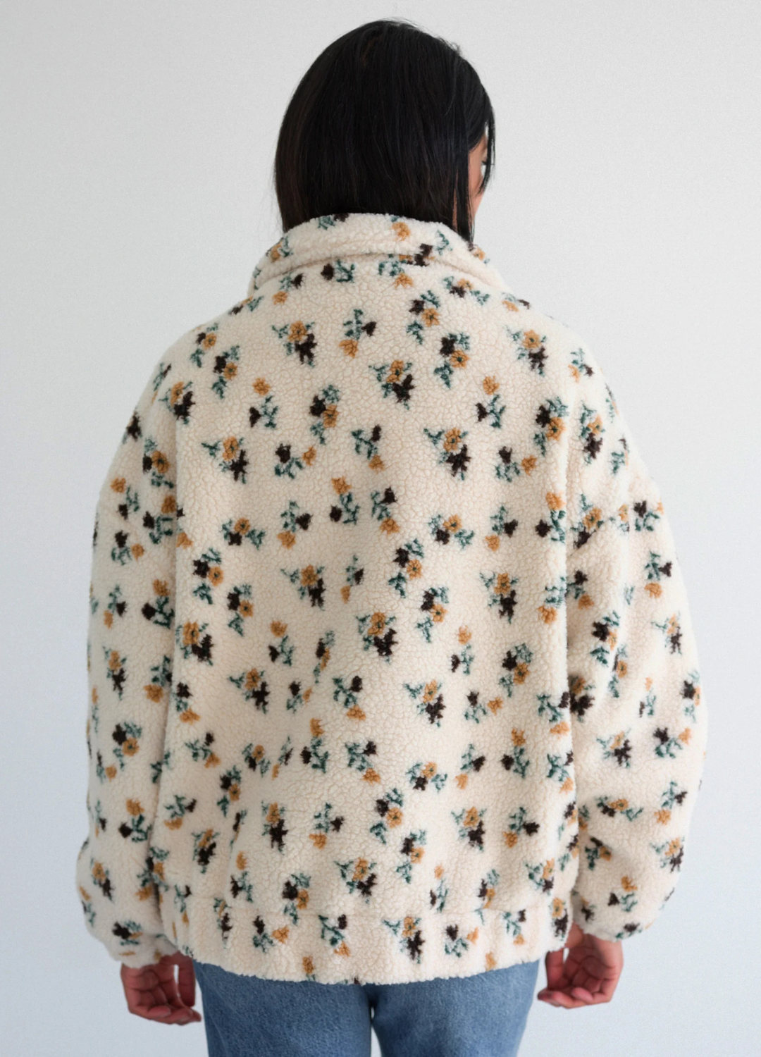 Floral Sherpa Jacket