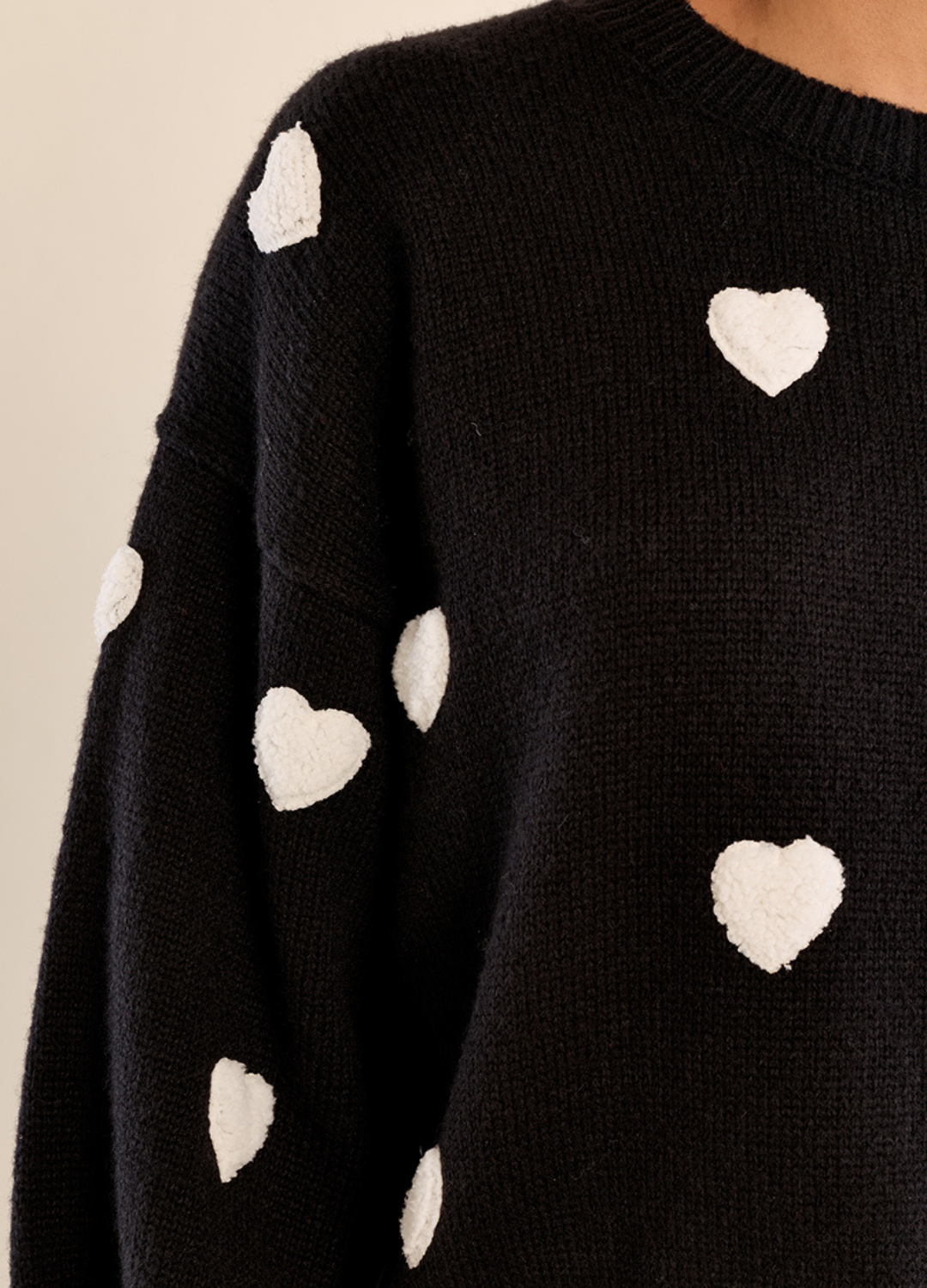Natalie Knit Heart Sweater