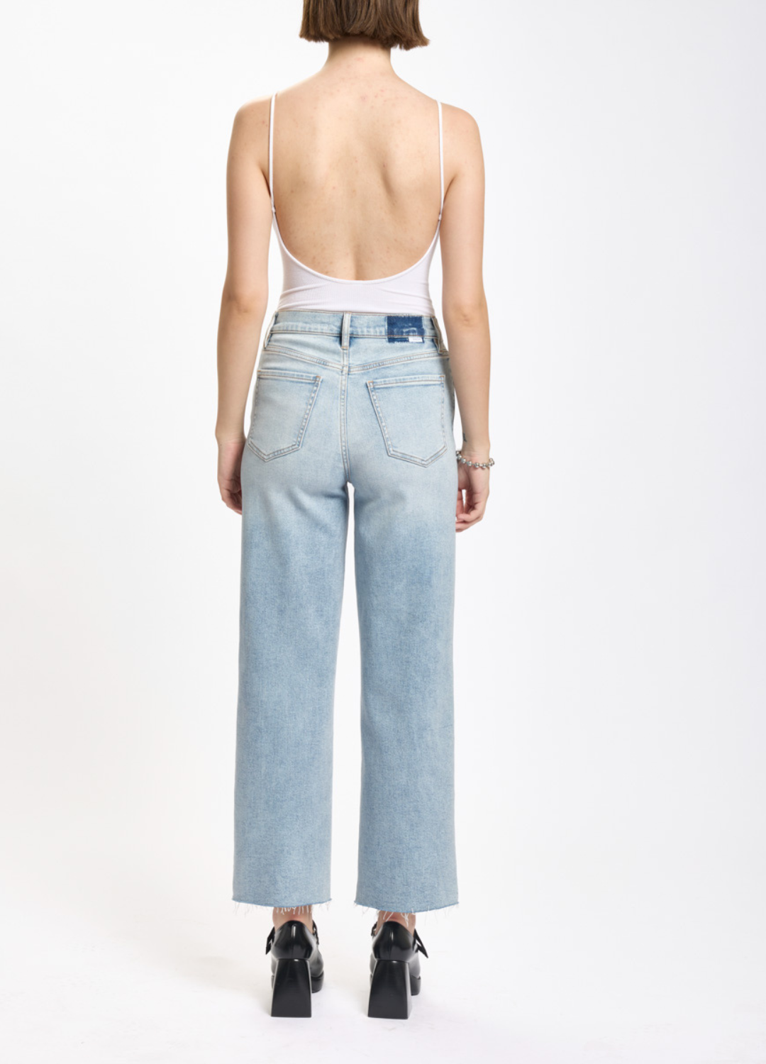Pleaser Wide Leg Cropped in Detour