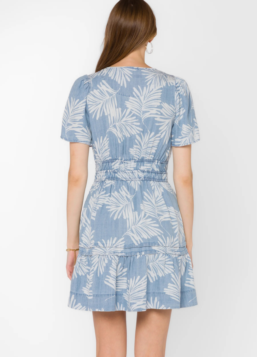 Stilla Palm Leaf Dress
