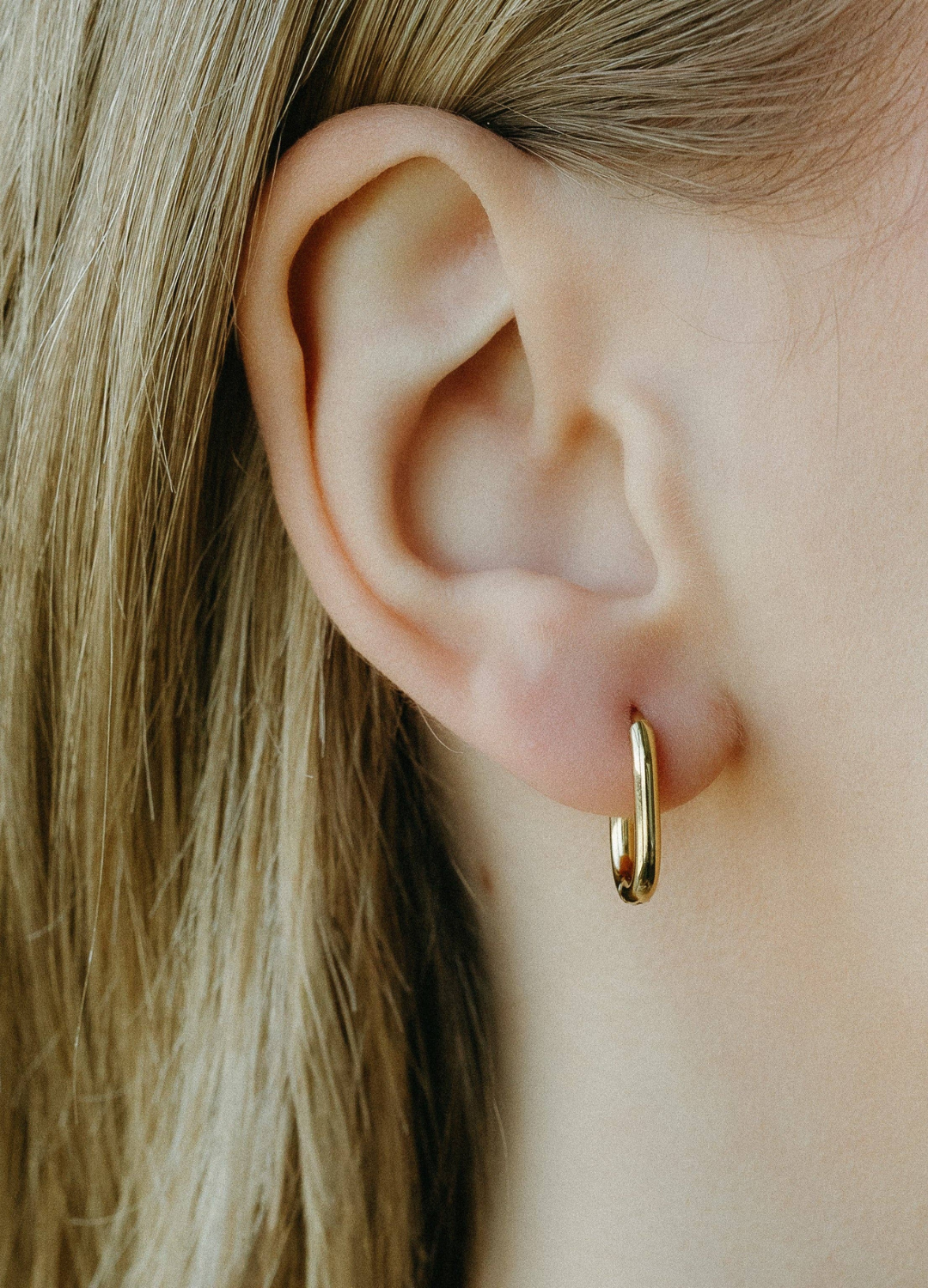 Oval Hoop Earrings