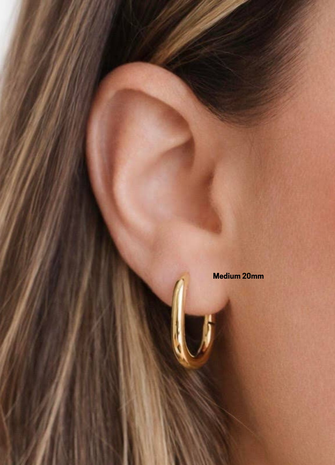 Oval Hoop Earrings