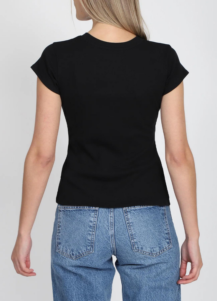 Ribbed Fitted Tee (2 Colours)