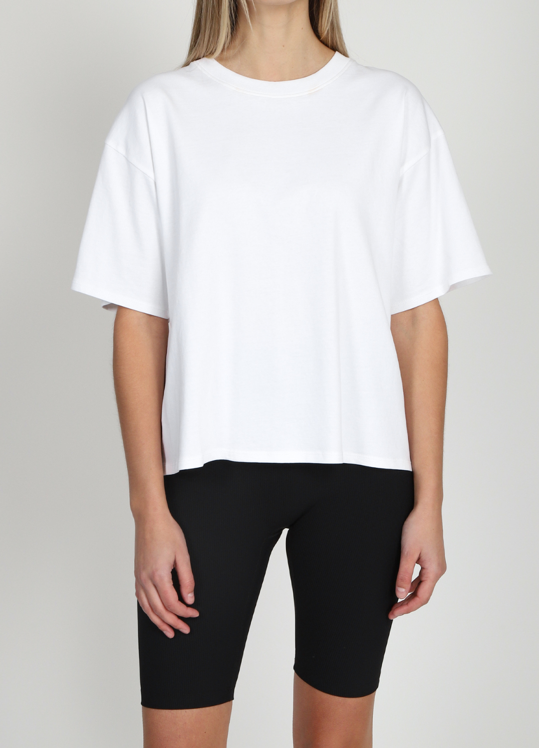 Boxy Crew Neck Tee