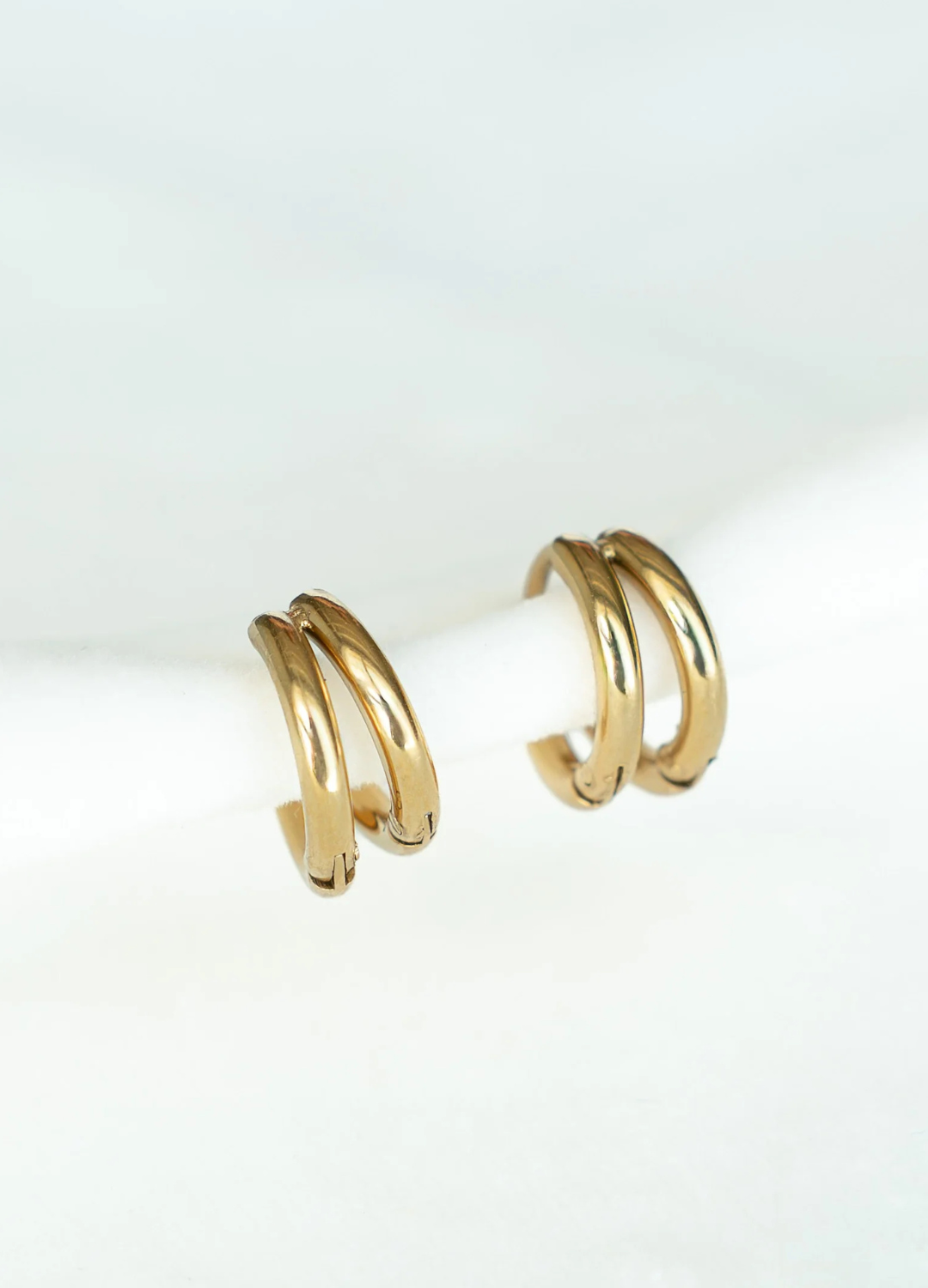 Amara Double Hoops