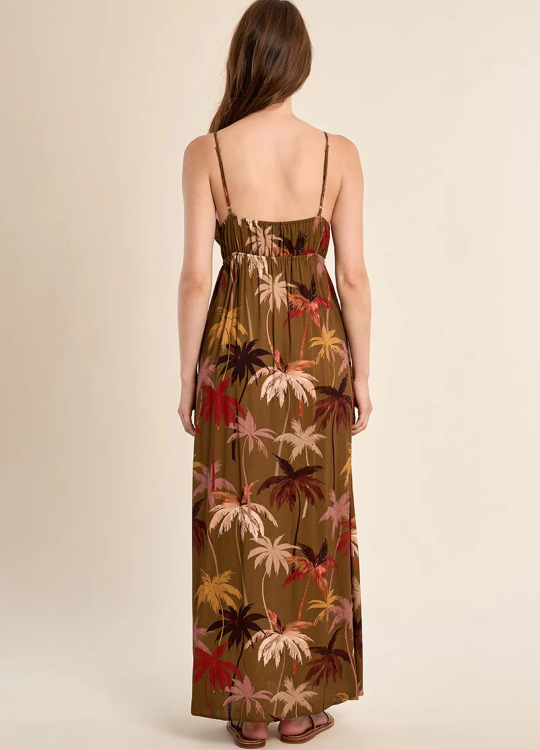 Sunset Palm Maxi Dress