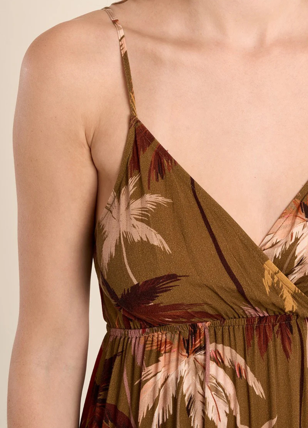 Sunset Palm Maxi Dress