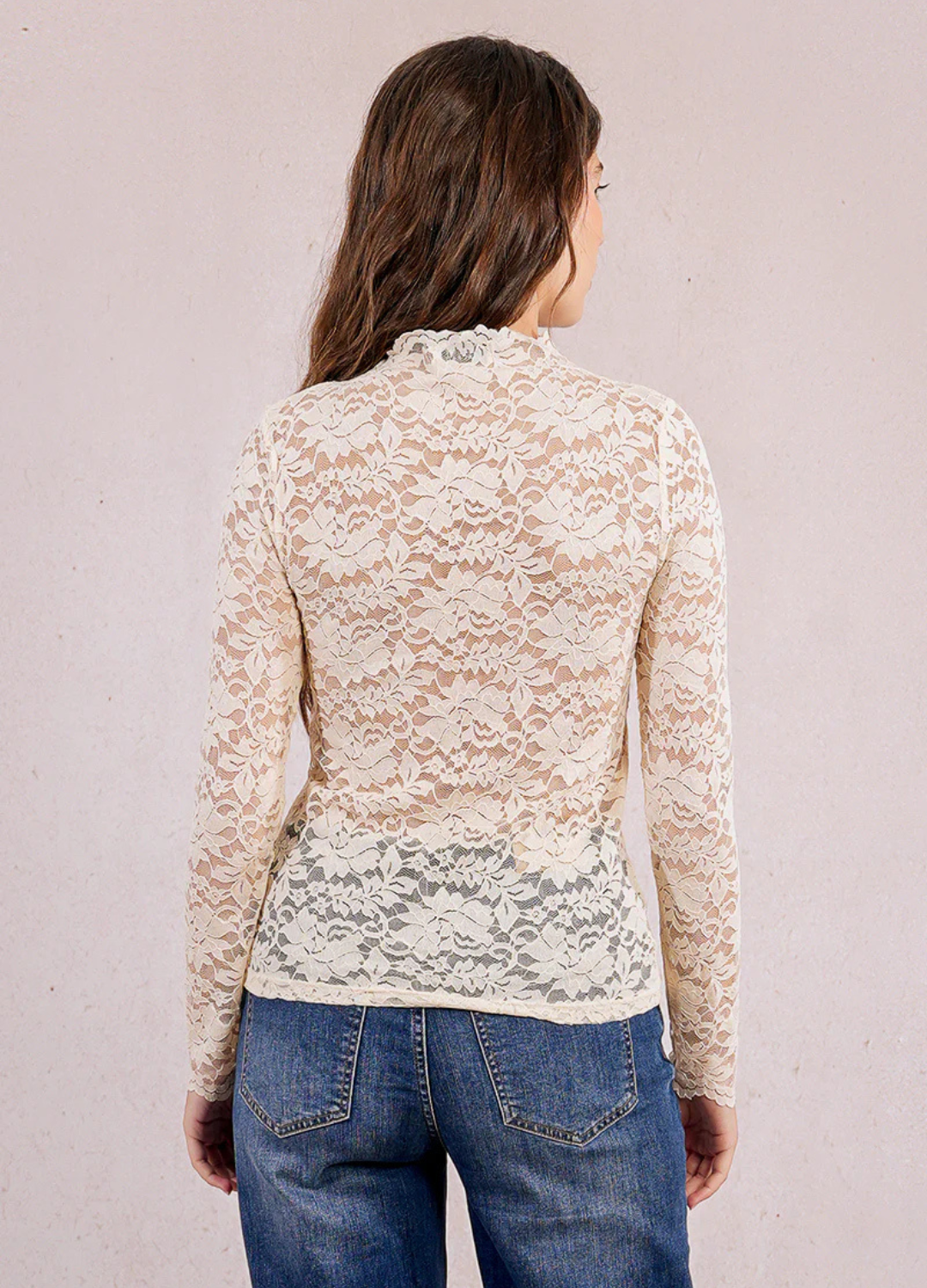 Long Sleeve Lace Top