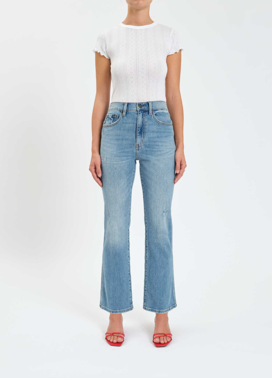 Soho Kick-Crop in Be Mine Vintage
