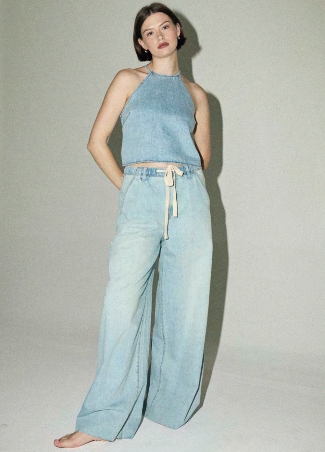 Cabana Wide Leg Pull-On in Charmed